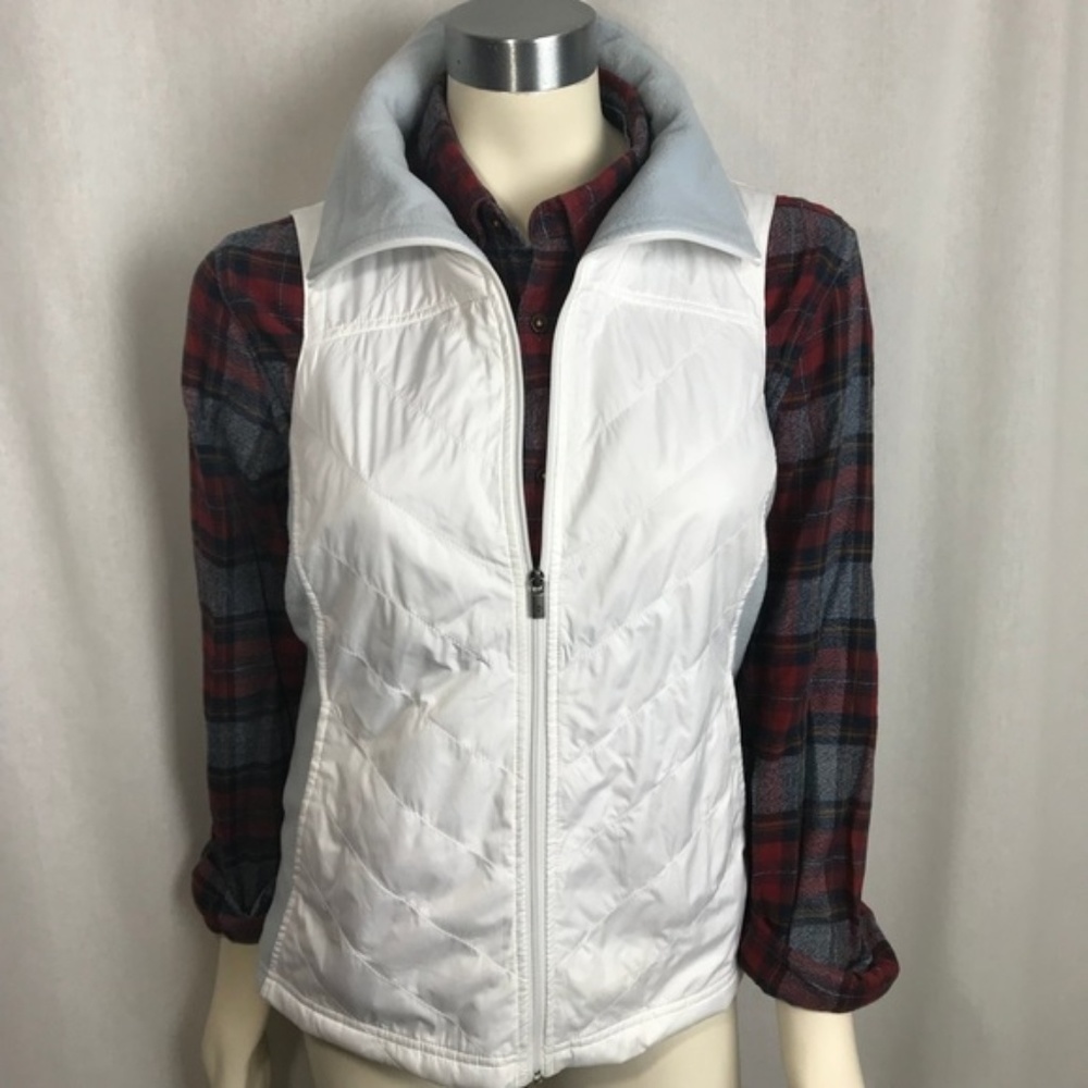 Colombia Cozy White Vest Sz: M
